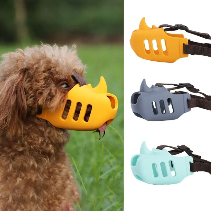 Adjustable Soft Silicone Dog Muzzle