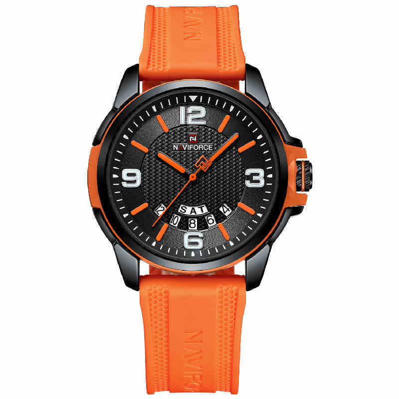 Color Silicone Band Sports Leisure Watch Waterproof Quartz Watch