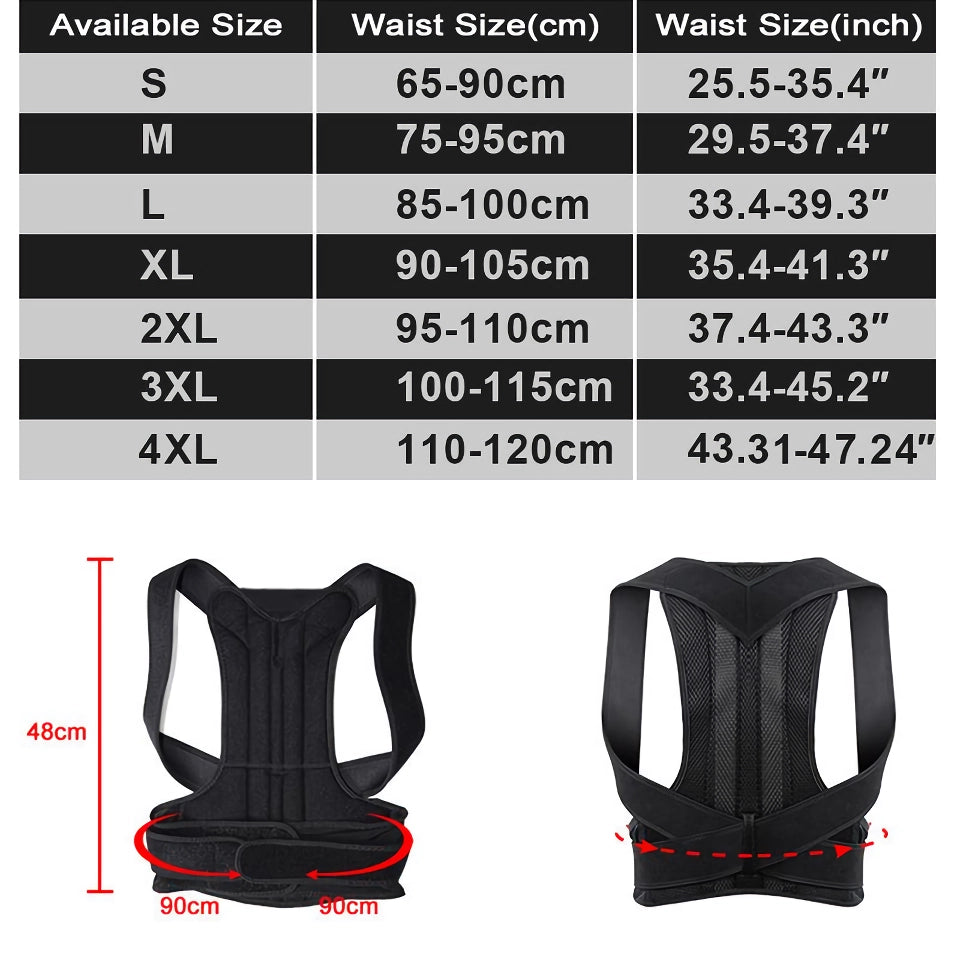 Adjustable Back Posture Corrector for Adults