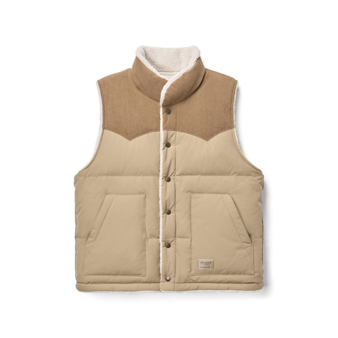 Men's Reversible Sherpa Lined Down Vest