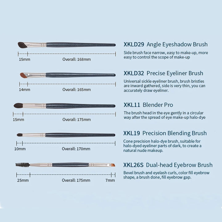 11-Piece Premium Makeup Brush Set