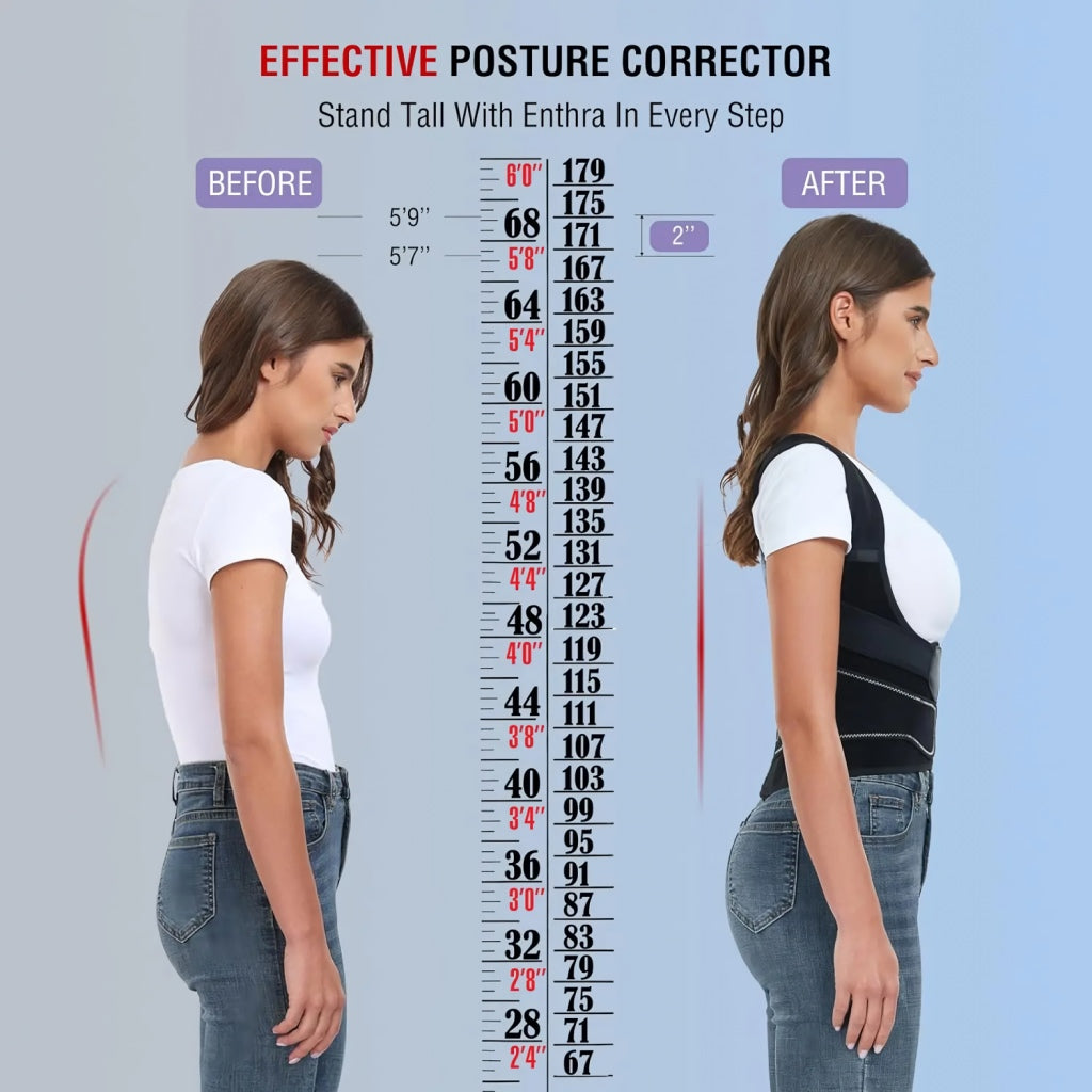 Adjustable Posture Corrector for Women and Men