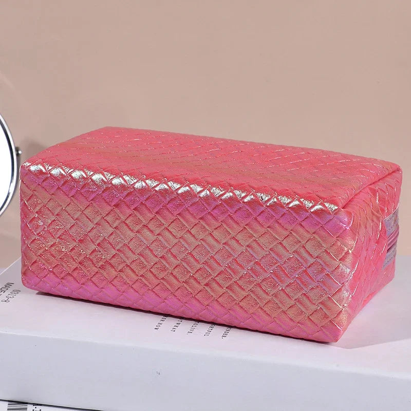 Fashion Women Waterproof PU Travel Cosmetic Bag