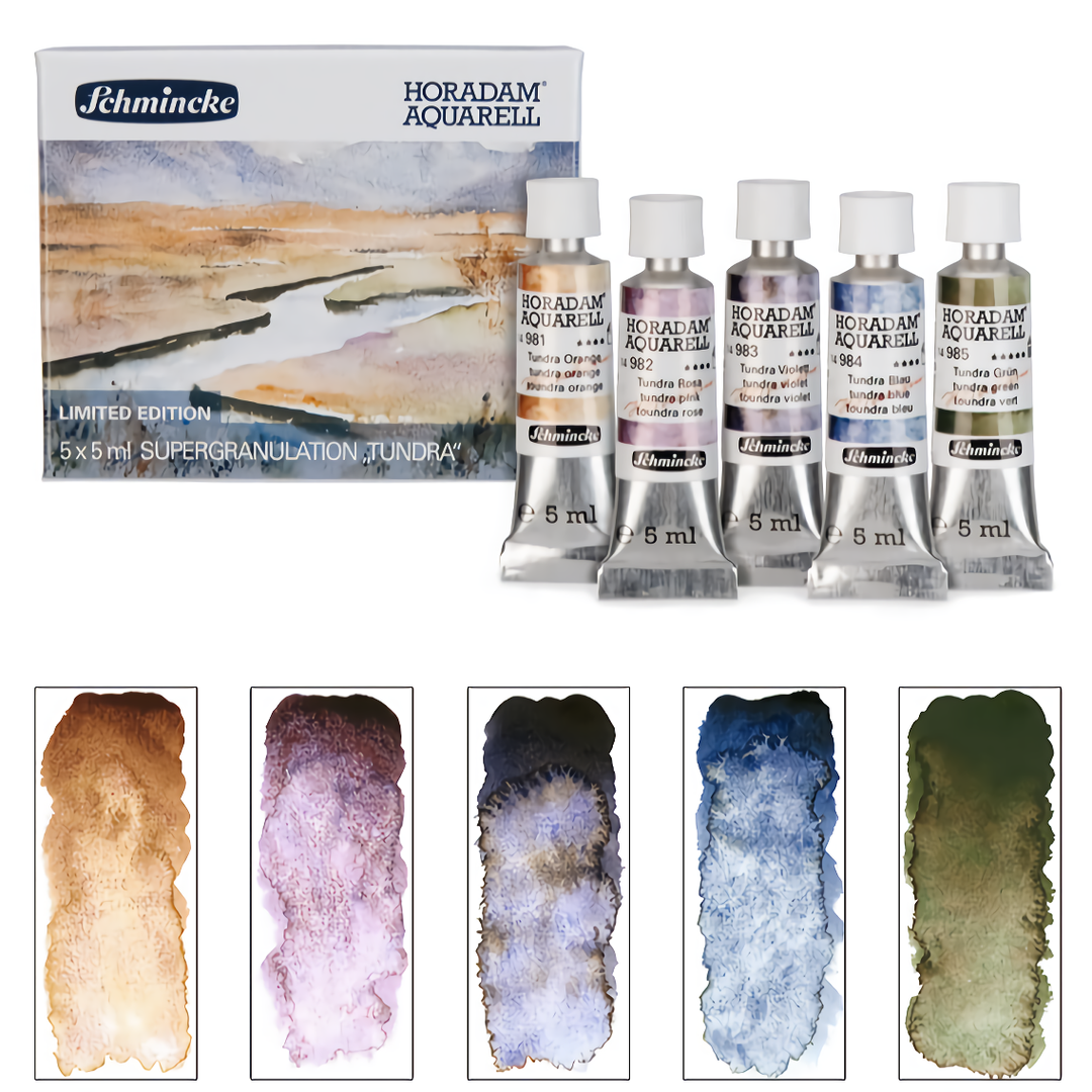 Premium 5-Color Tubular Watercolor Paint Set - Master-Level Quality