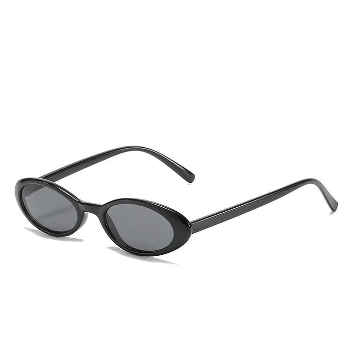 Vintage Oval Sunglasses UV400 Polycarbonate Lenses