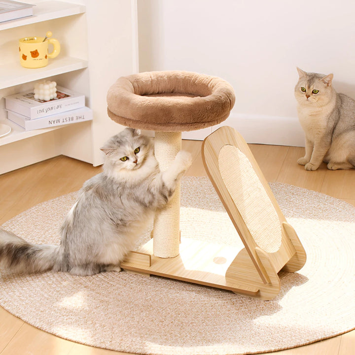 Cat Tower with Scratcher and Climbing Frame