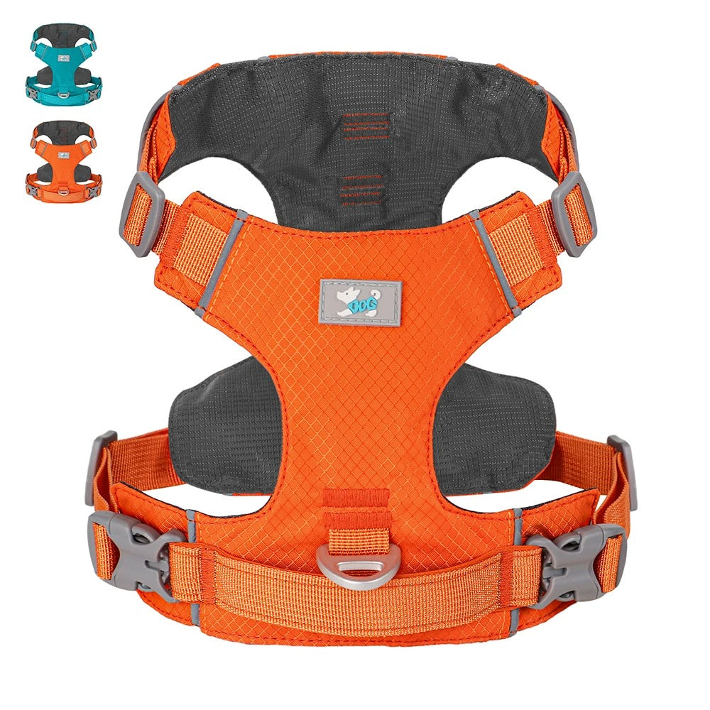 Reflective Nylon Dog Harness Adjustable and Breathable for Small Medium Large Dogs