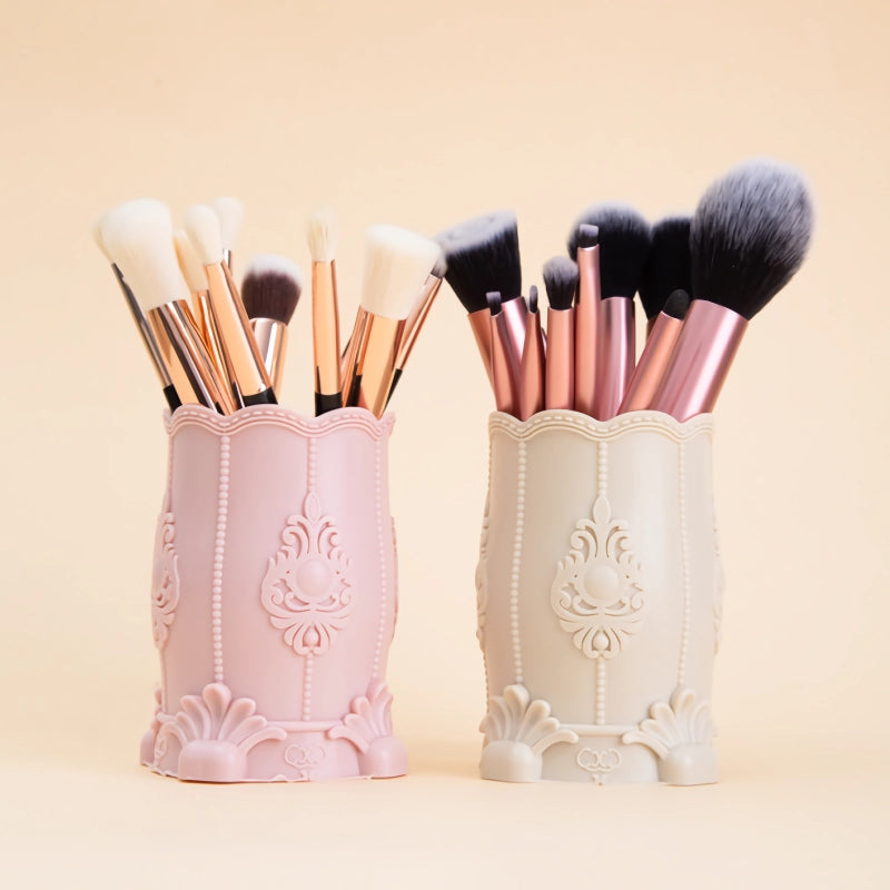 Versatile Plastic Makeup Brush & Pen Holder Organizer