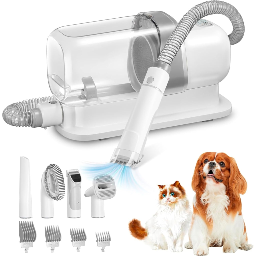 Dog Grooming Vacuum & Pet Hair Removal Kit with 2.3L Dust Cup