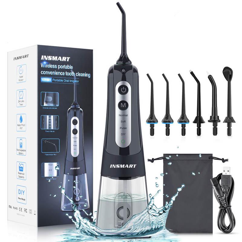 Portable Waterproof Oral Irrigator - Rechargeable Water Flosser