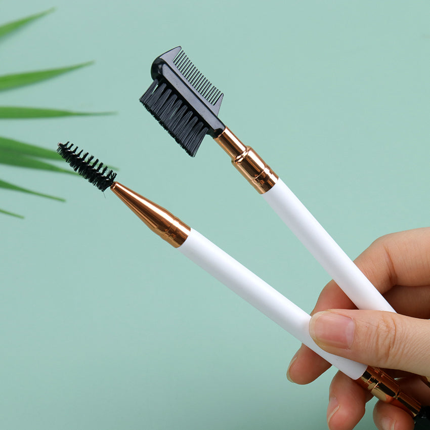 Double Ended Eyebrow and Eyelash Comb Brush