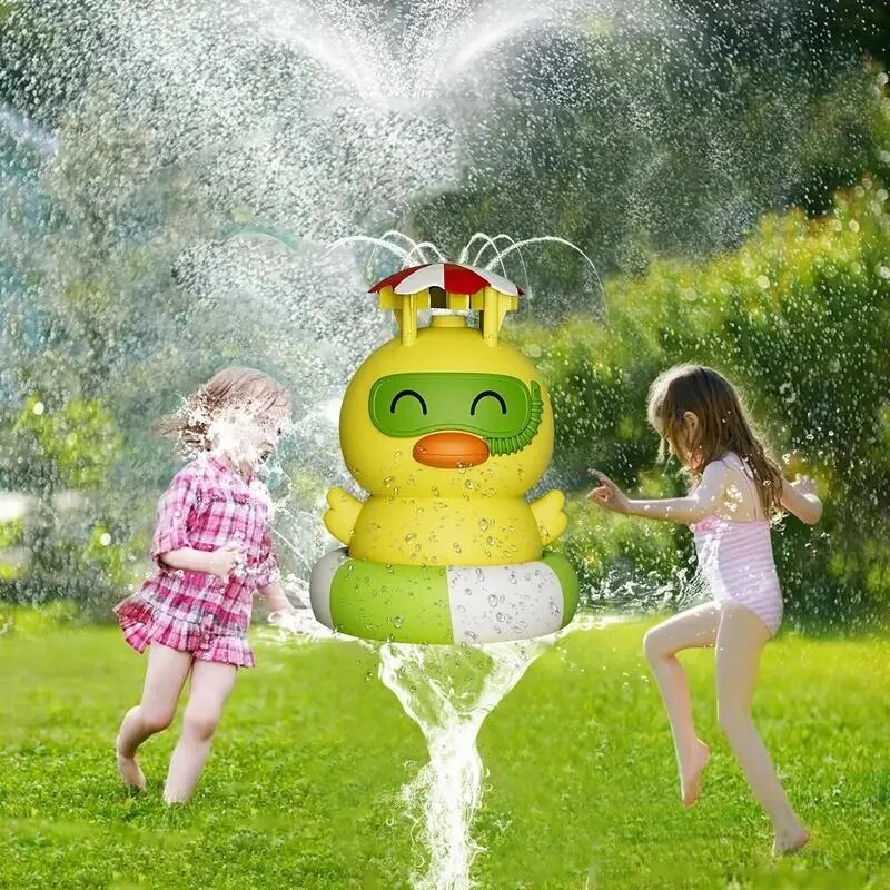 Animal-Shaped Rotating Water Sprinkler Toy