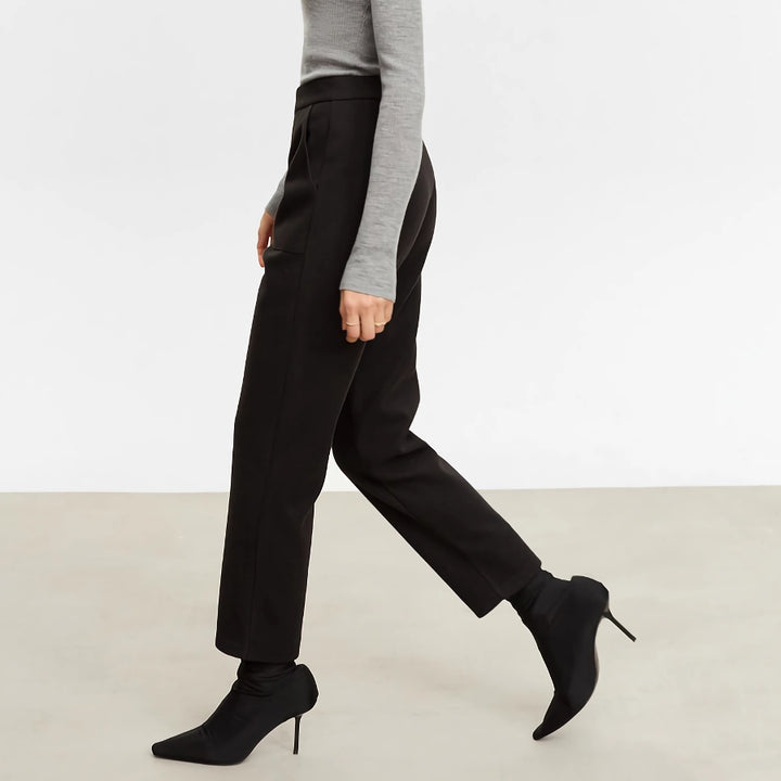 Stylish High Waist Slim Tapered Women's Casual Pants