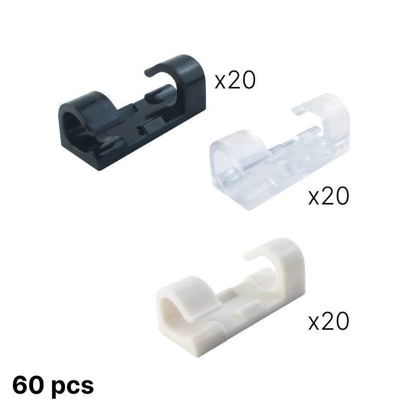 Self-Adhesive Cable Clips Organizer