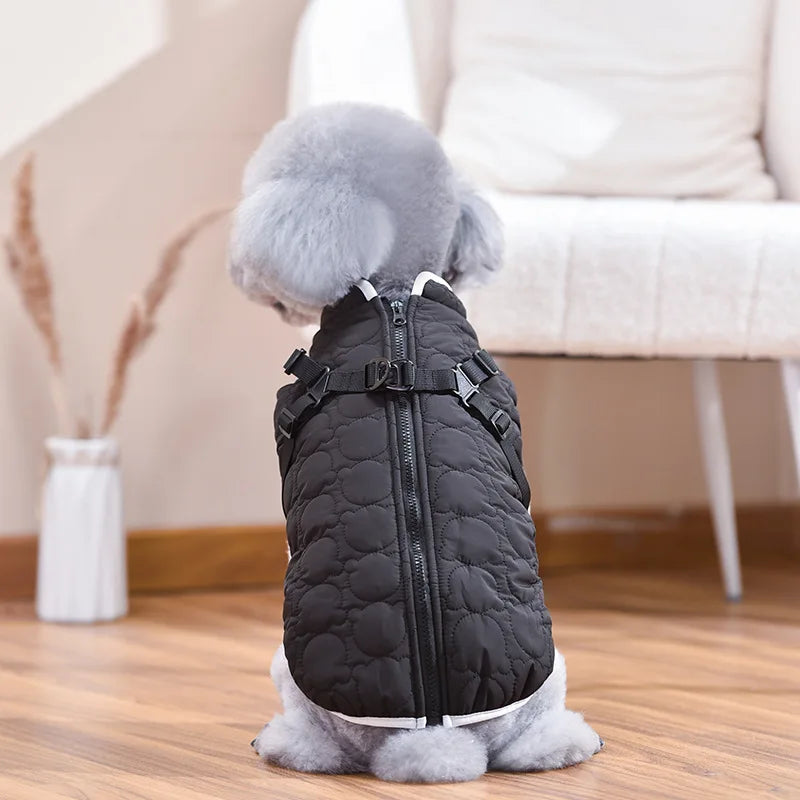 Cozy Dachshund Sausage Dog Harness Vest - Winter Outfit