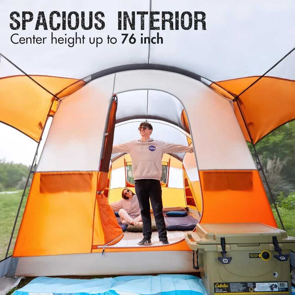 Spacious 6-Person Camping Tent