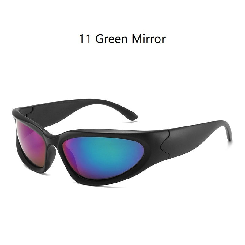 Y2K Punk Sports Sunglasses for Men and Women