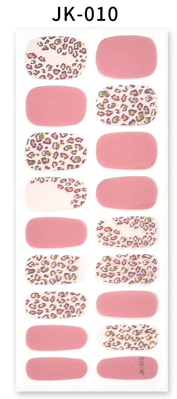 Gel Nail Stickers Bronzing 3D Nail Sticker