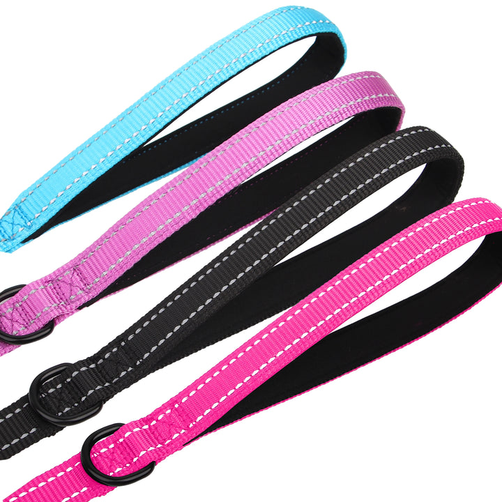 5ft Double Handle Nylon Dog Leash