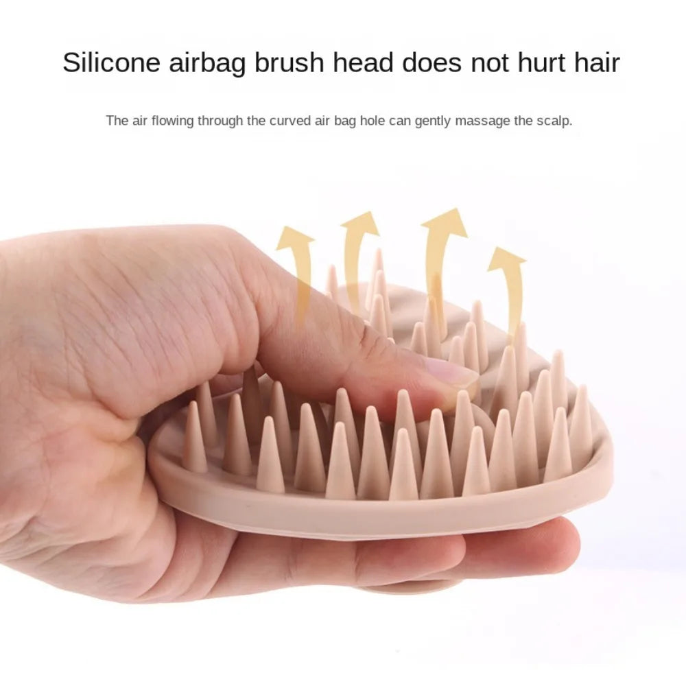 Silicone Shampoo Brush and Scalp Massage Comb