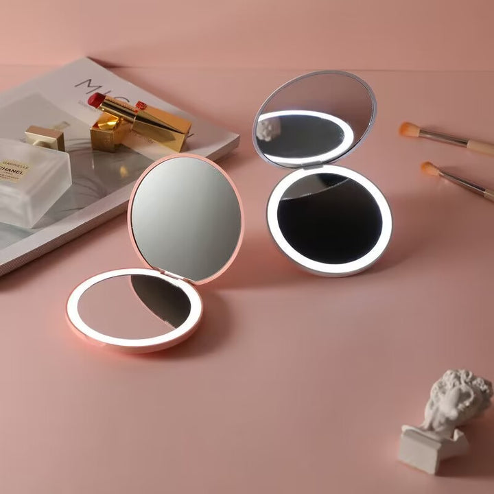 LED Light Foldable Makeup Mirror