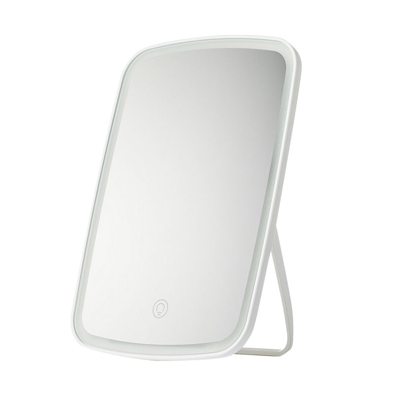 Portable LED Light Makeup Mirror with Touch Screen and Adjustable Brightness