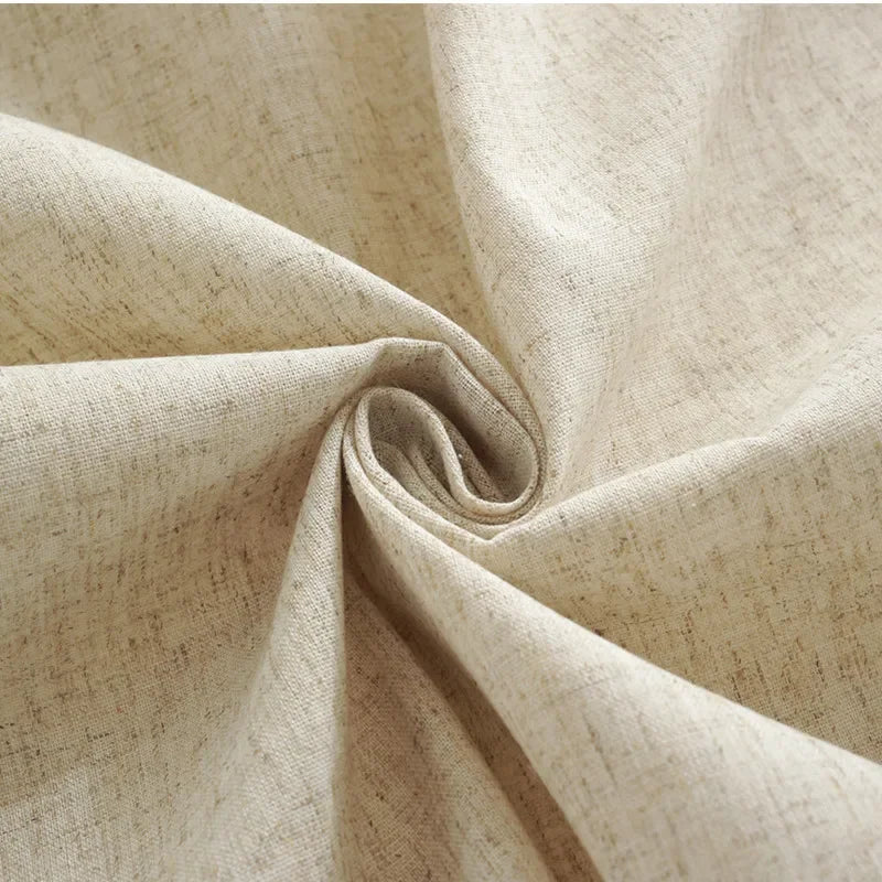 Linen Cotton Washable Tablecloth – Elegant Flax Fabric for Weddings, Home Parties, and Dining Banquets