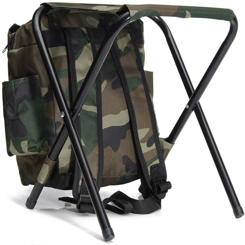 Portable Folding Camping Fishing Chair with Backpack