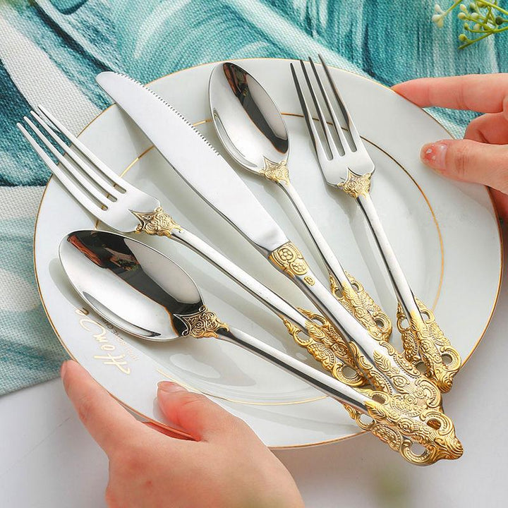 Luxury Gold Cutlery Set