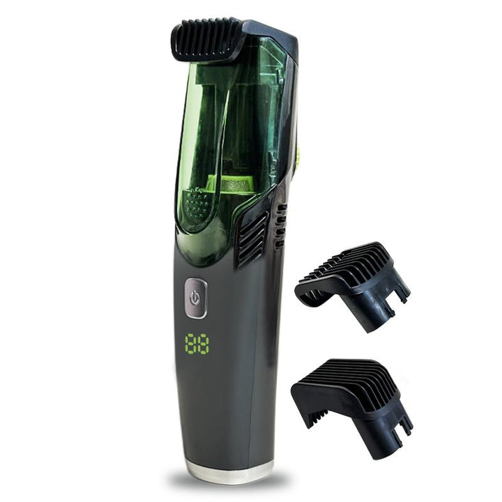 Cordless Men’s Beard Trimmer with Built-In Vacuum & 20 Trim Settings