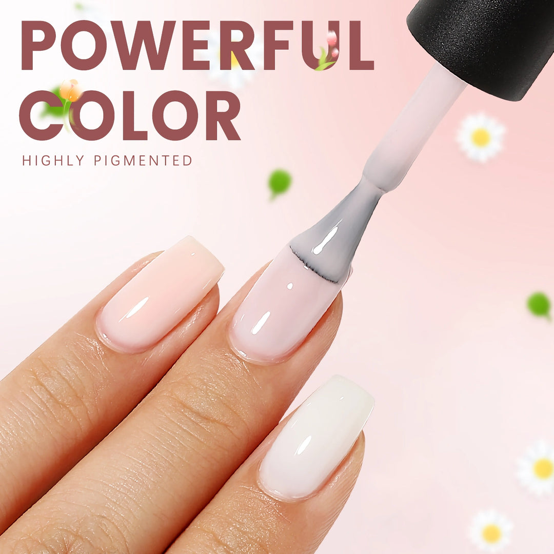 Sheer Pastel Gel Nail Polish Kit