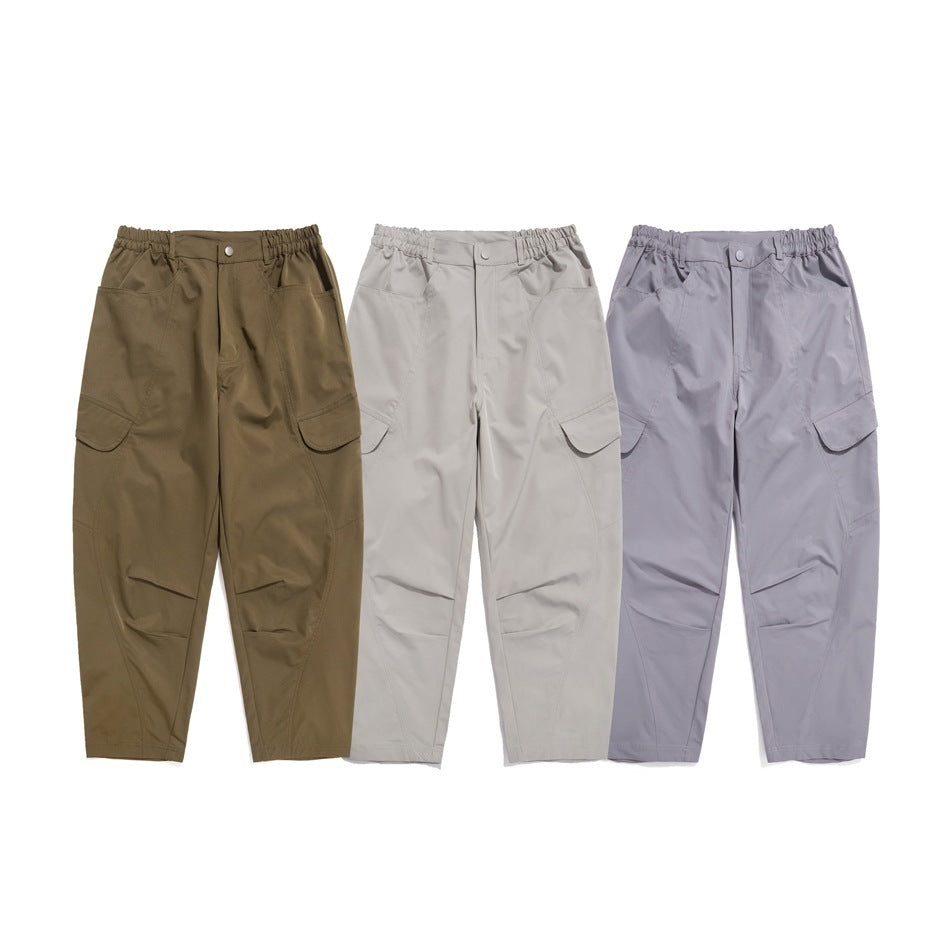 Leisure Cargo Chemical Fiber Blend Men's Trousers