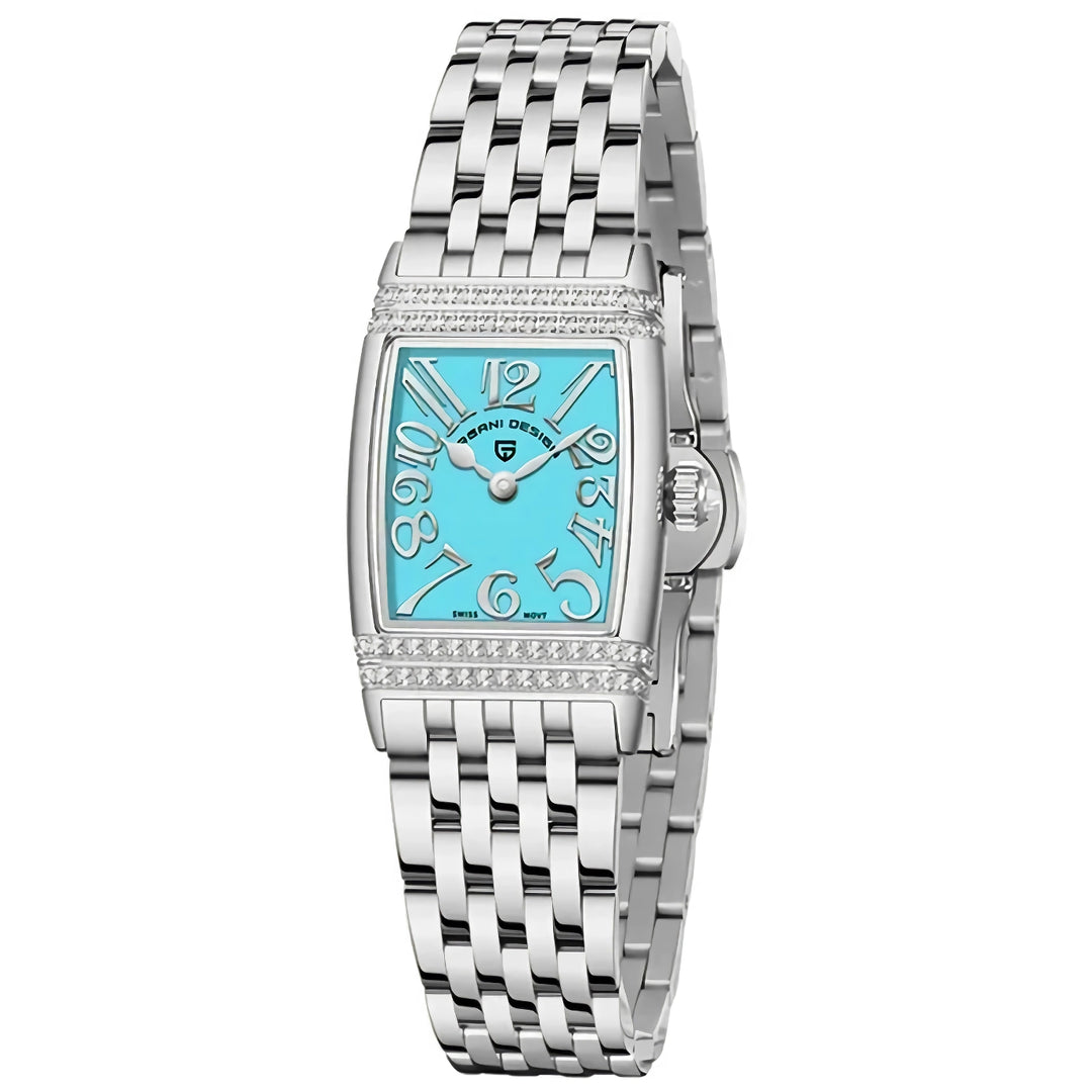 Luxury Quartz Fashion Watch - Swiss Movement, Sapphire Glass, Waterproof Steel