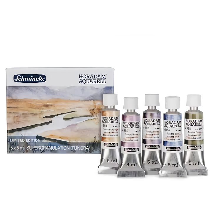 Premium 5-Color Tubular Watercolor Paint Set - Master-Level Quality