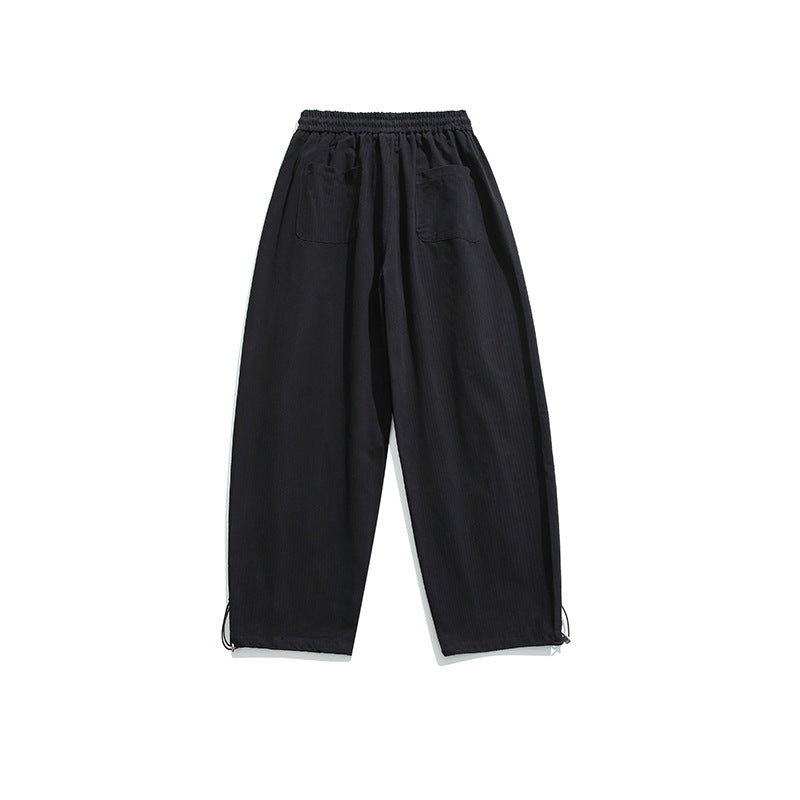 Solid Color BASIC Casual Pants Japanese-style Retro