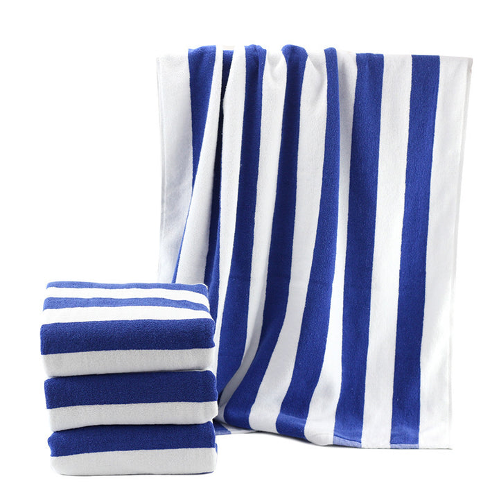 Cotton Yarn-dyed Jacquard Beach Bath Towel