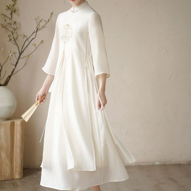 Retro Gentle Zen New Chinese Style Dress