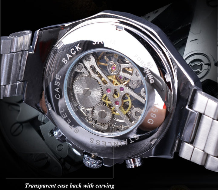 Waterproof Steel Band Mechanical Watch