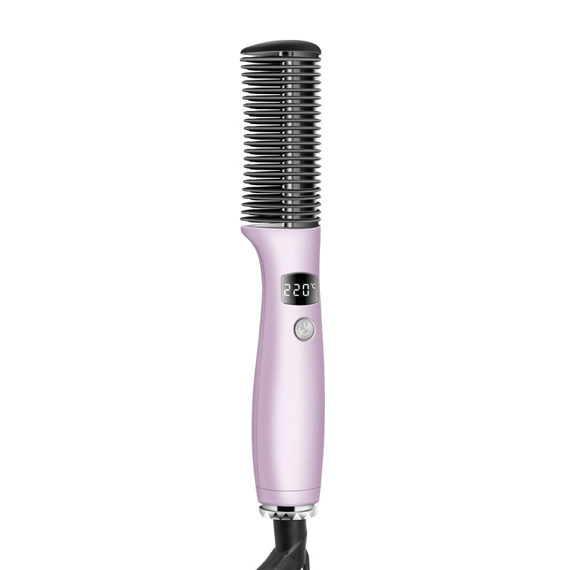 2-in-1 Wireless Hair Straightener & Curler Comb