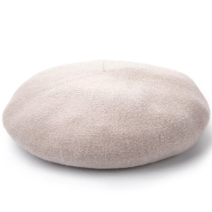 Solid Wool Knitted Beret