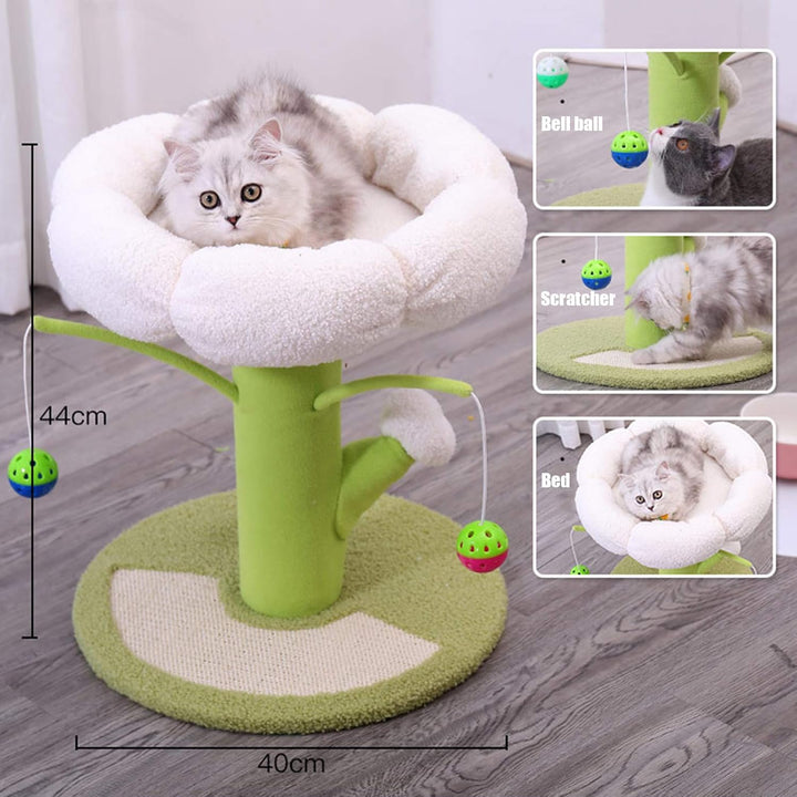 Ultimate Cat Tree Tower with Scratcher Post & Climbing Frame