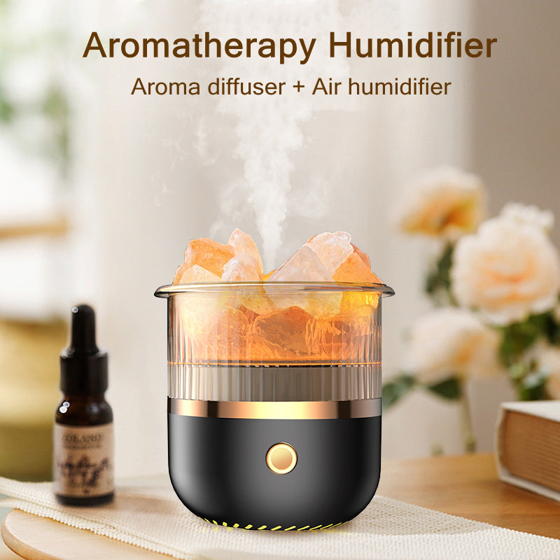 USB Aroma Diffuser Crystal Stone Ultrasonic Essential Oil Diffuser