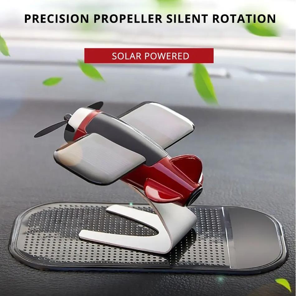 Solar Airplane Car Air Freshener – Transform Your Ride's Atmosphere
