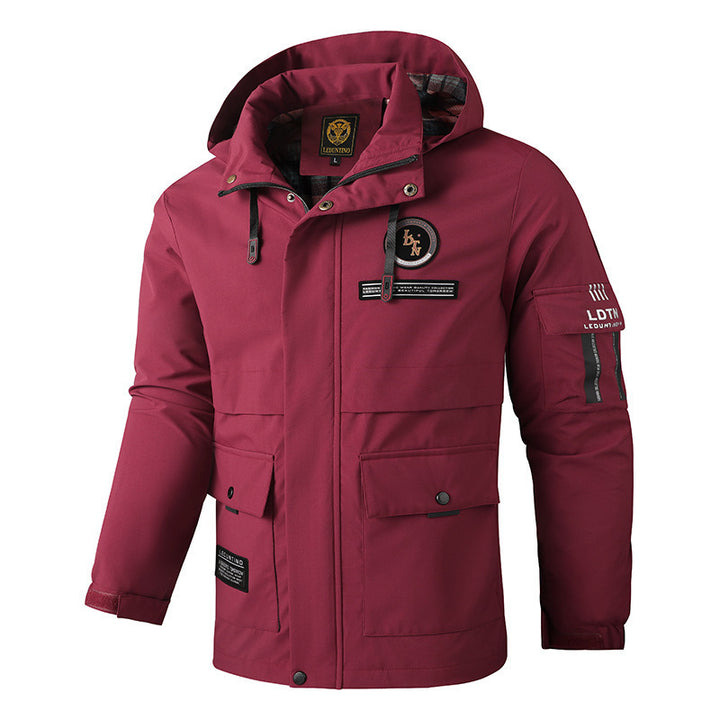 Coat Foreign Trade Hooded Jacket Waterproof Hooded Outdoor