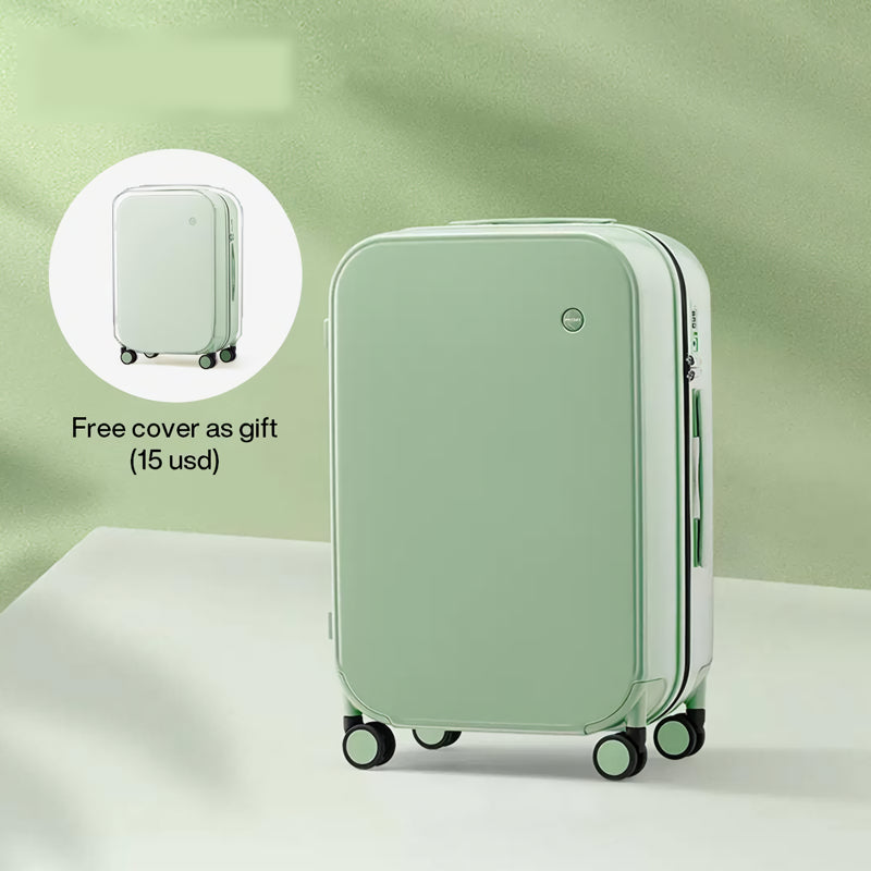 Stylish Spinner Travel Luggage: 18" Carry-On to 24" Check-In Suitcases with Wheels