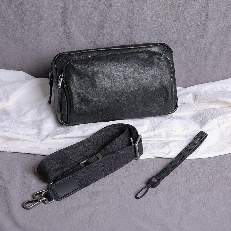 Large Capacity Multifunctional Leather Shoulder Bag For Men - Trendha