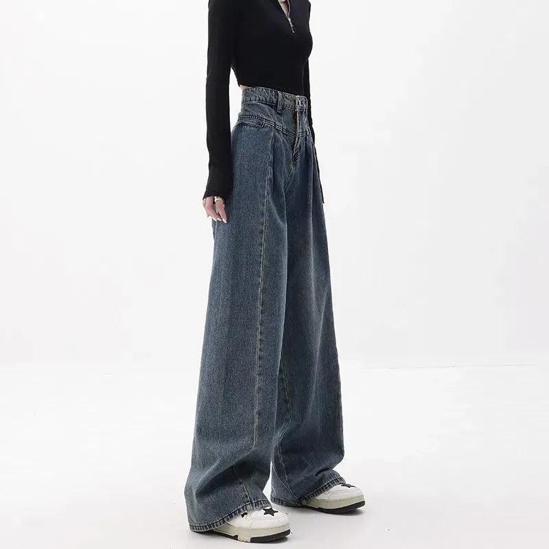 Loose Fitting Wide Leg Jeans - Trendha