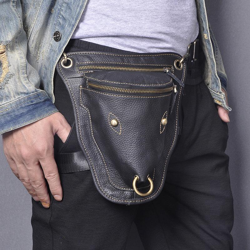 Men's Retro Large Capacity 7-inch Waist Bag - Trendha
