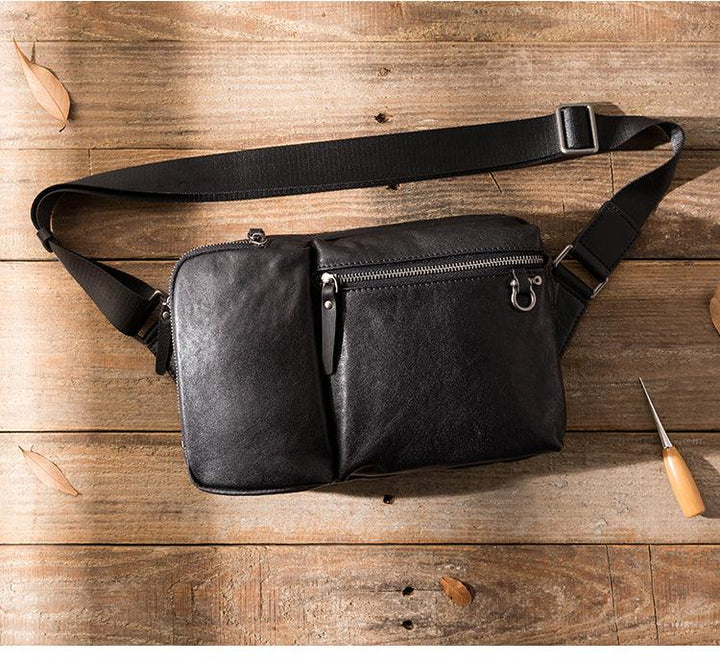 New Leather Men's Shoulder Bag Is Fashionable - Trendha
