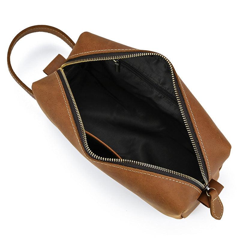 New Multifunctional Men's Leather Clutch Bag - Trendha